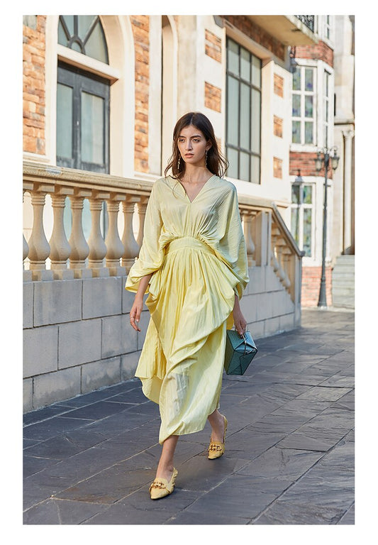 Long Dress - Spring Summer - Yellow