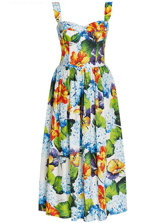 Flower print Summer Dress