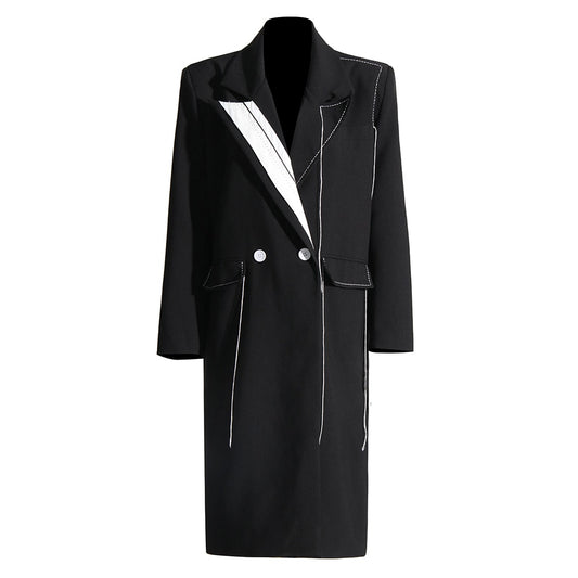 Colorblock Trench Coats