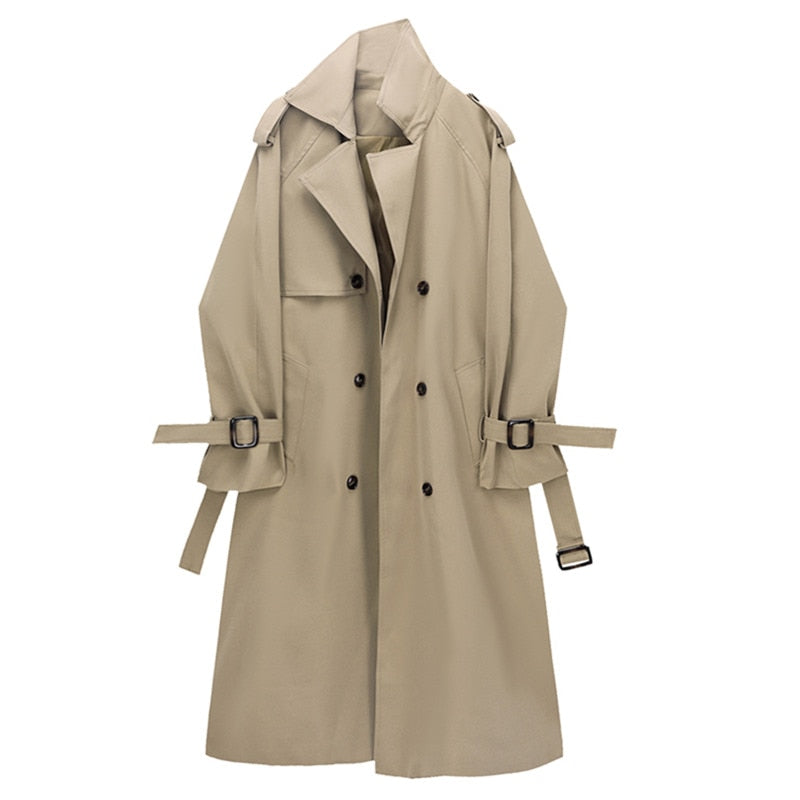 Women Khaki Trench