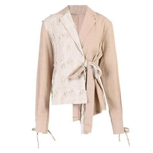 Khaki - Blazer Long Sleeve