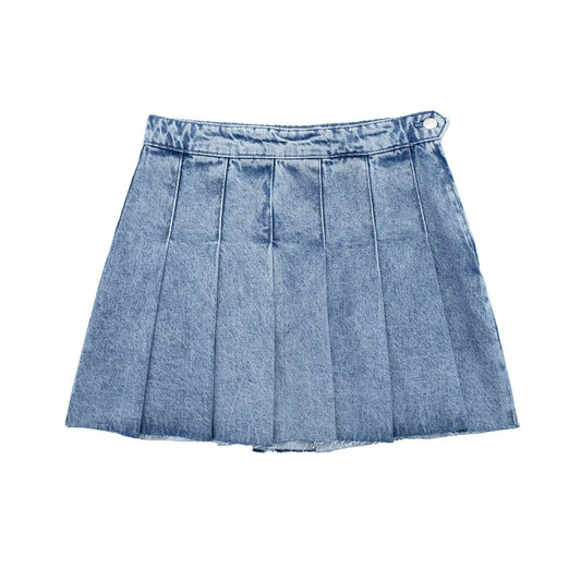 Denim Short Skirt