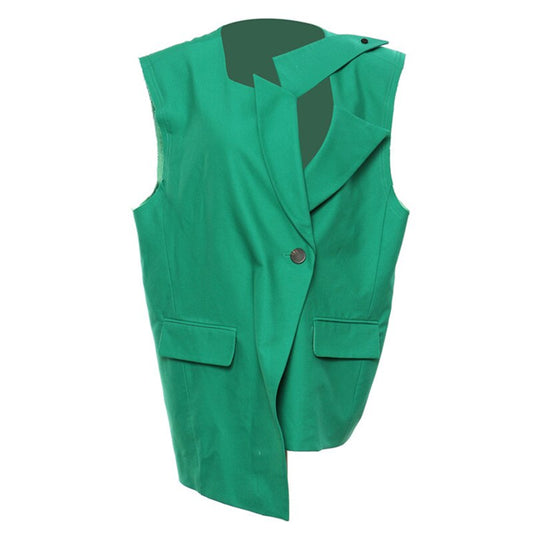 Green - Vest Sleeveless