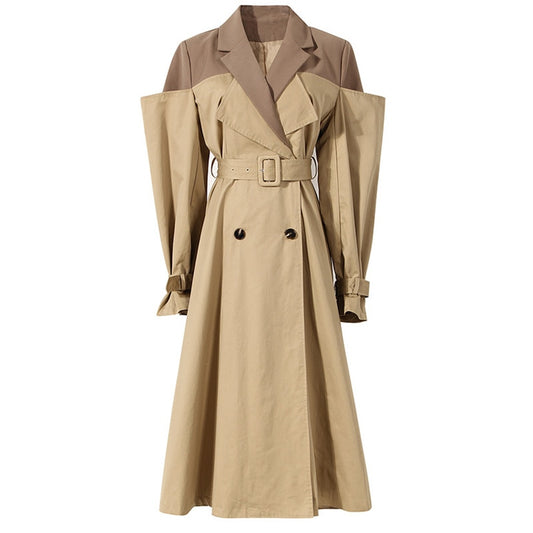 Khaki -  Trench Long Sleeve