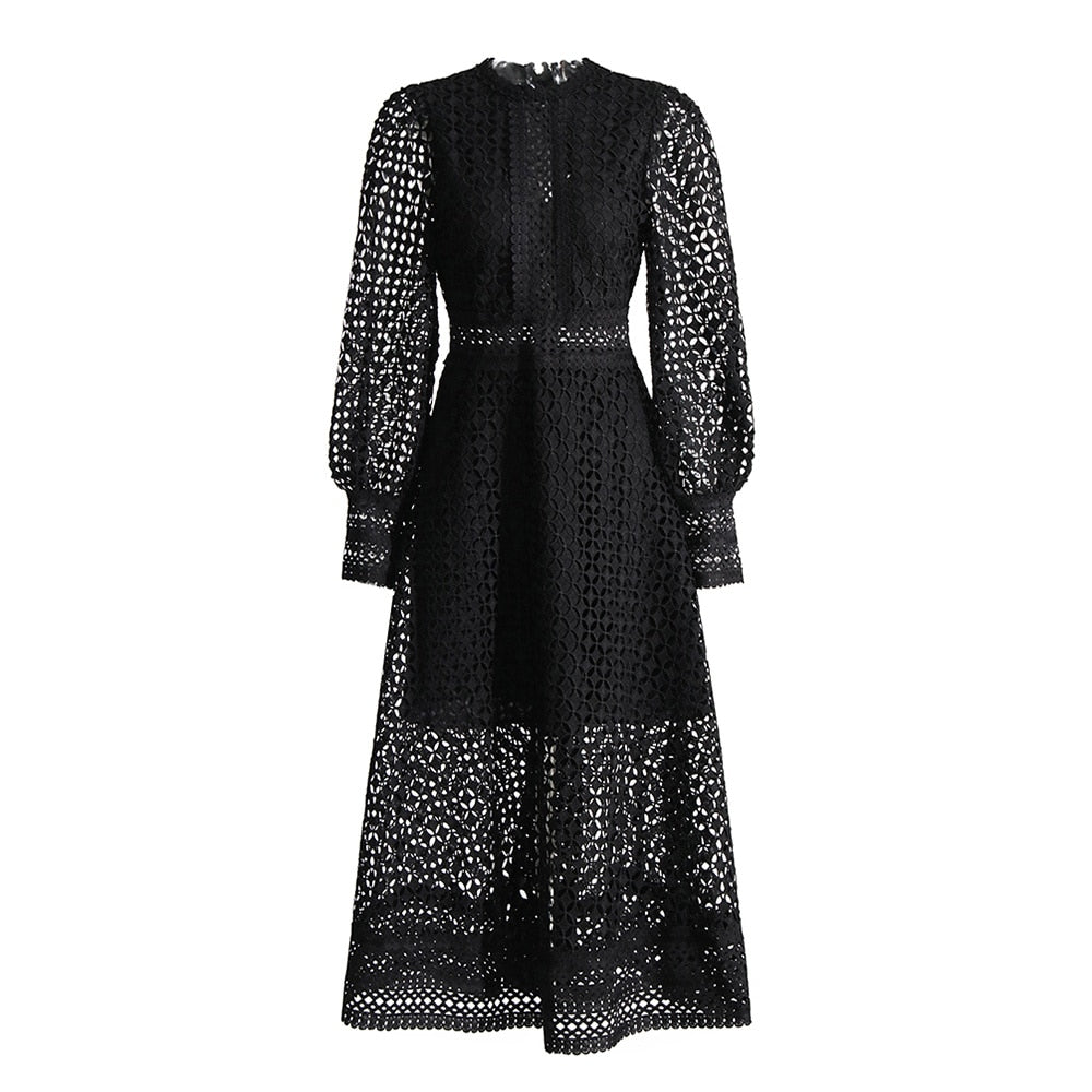 Long Sleeve Dress - Black