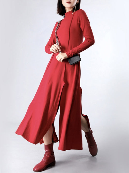 Women's Red Long Dress