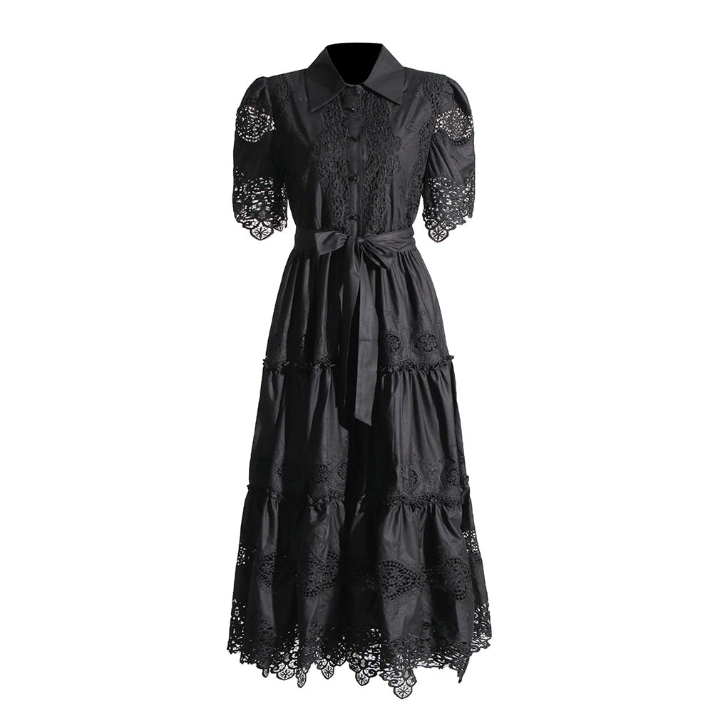 Lace Dresses Short Sleeve