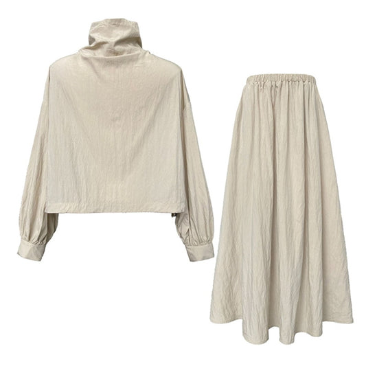 Skirt Two Pieces Suit Long Sleeve