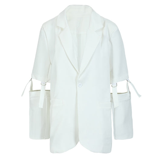 White - Blazer Long Sleeve