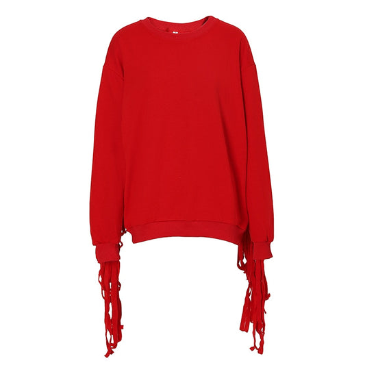 Sweater Long Sleeve - Red and Black